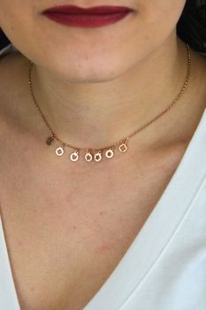 Naszyjnik celebrytka 925 różowe złoto zawieszki C RM 20549 068 RG (1).jpg